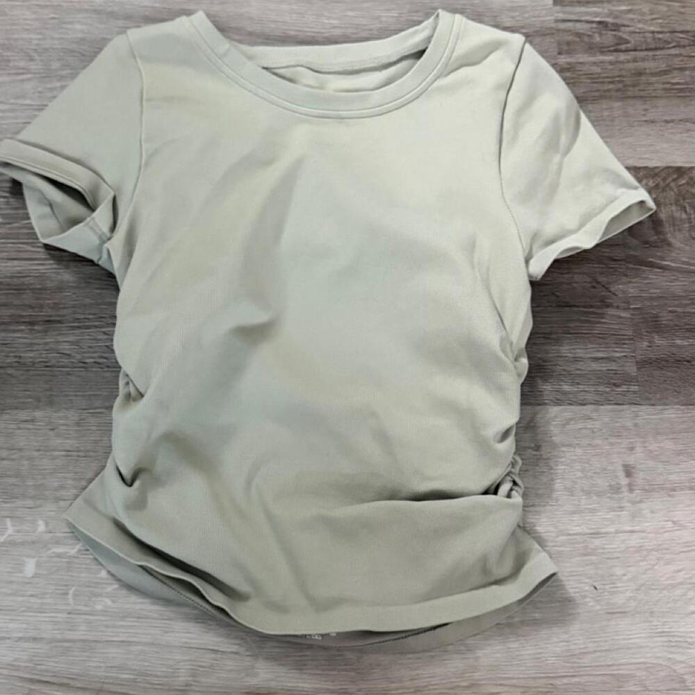 Oqq light green cotton
